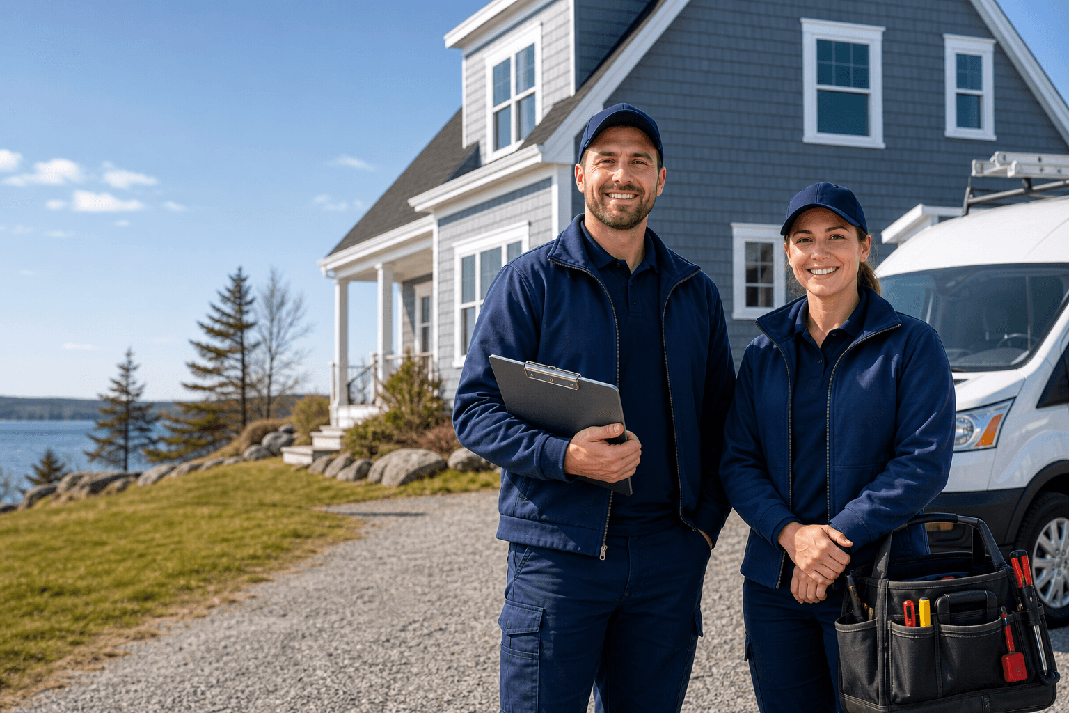 Crawl space crew serving a home in the Halifax area